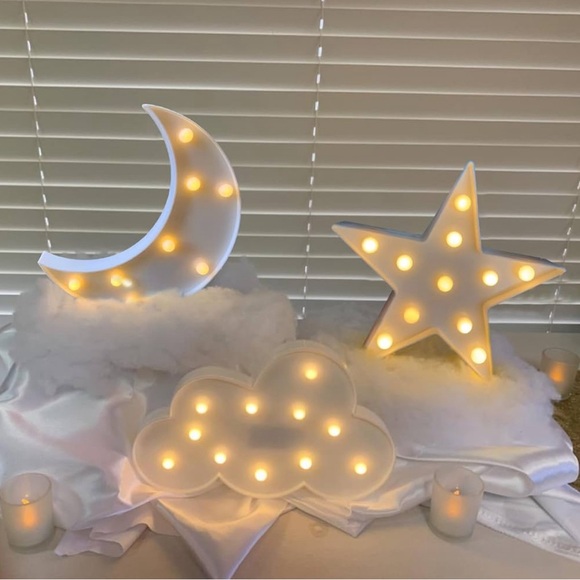 Bundle of Moon and stars Baby shower decor - Picture 8 of 9